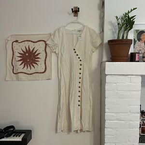 NWT White Madewell dress